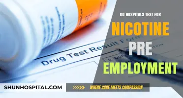 Nicotine Testing: Pre-Employment Hospital Screening
