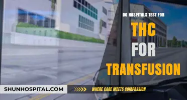 Hospitals and THC Testing for Transfusions