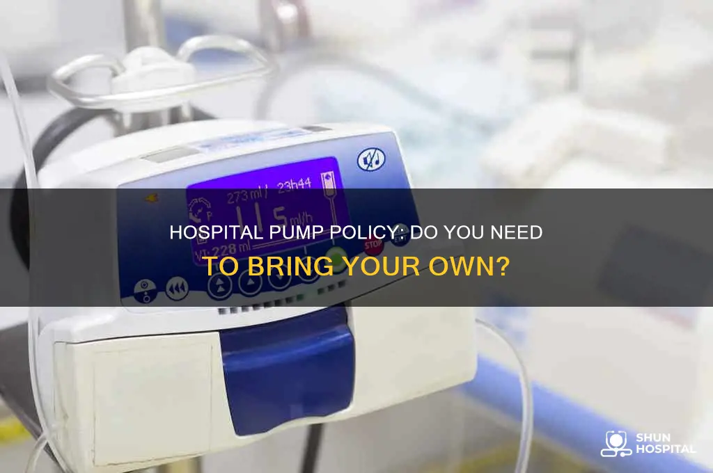 do i have to bring my pump to the hospital