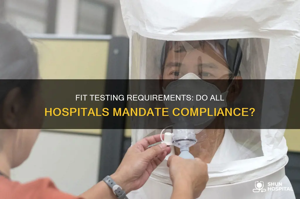 do i have to do fit test for all hospitals