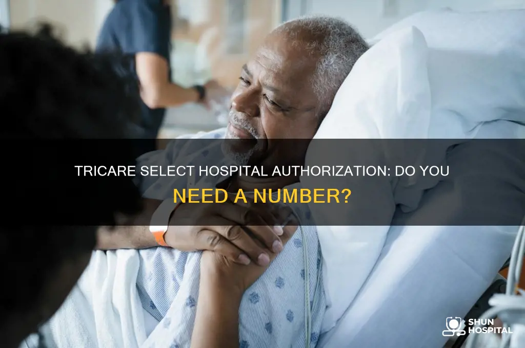 do i need a hospital authorization number with tricare select