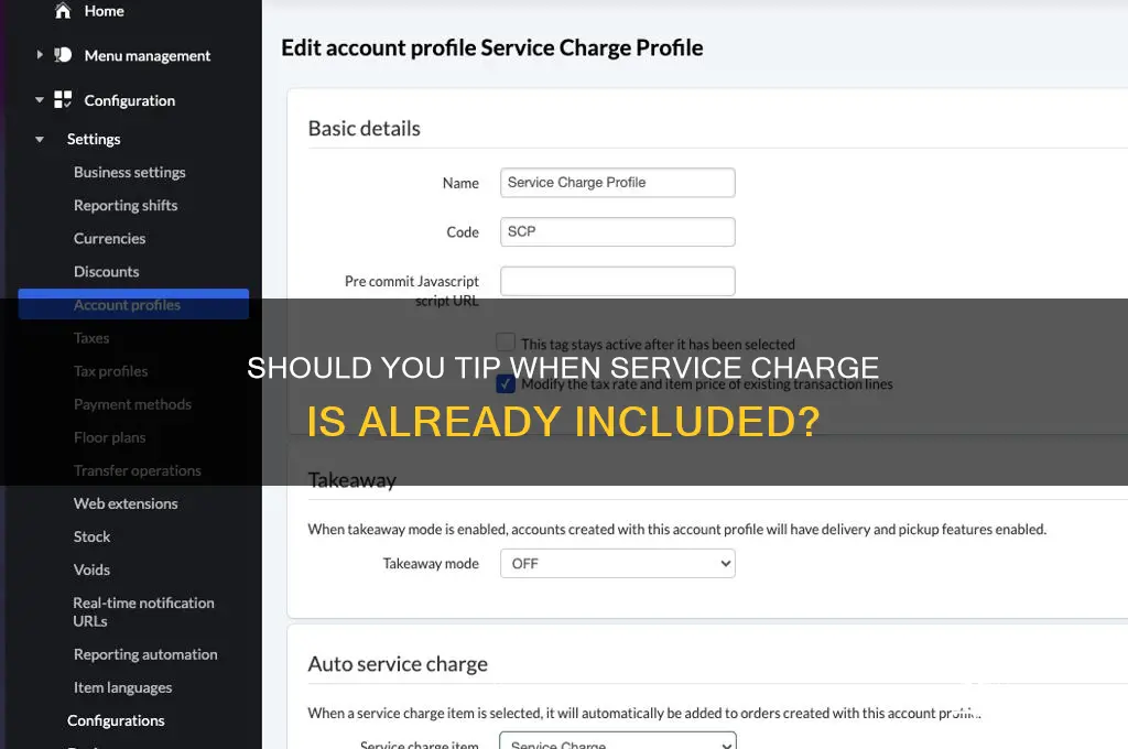 do i need to tip when hospitality already charged