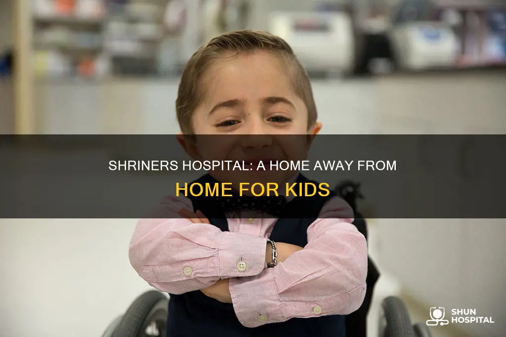 do kids at shriners hospital live there