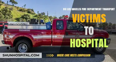 Does the Los Angeles Fire Department Transport Victims to Hospitals?