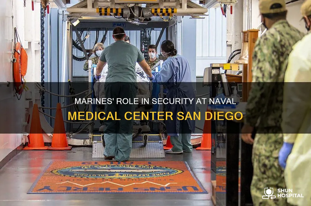 do marines do security at naval hospital san diego