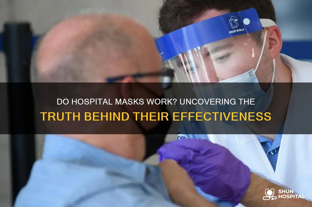 do masks do anything hospital