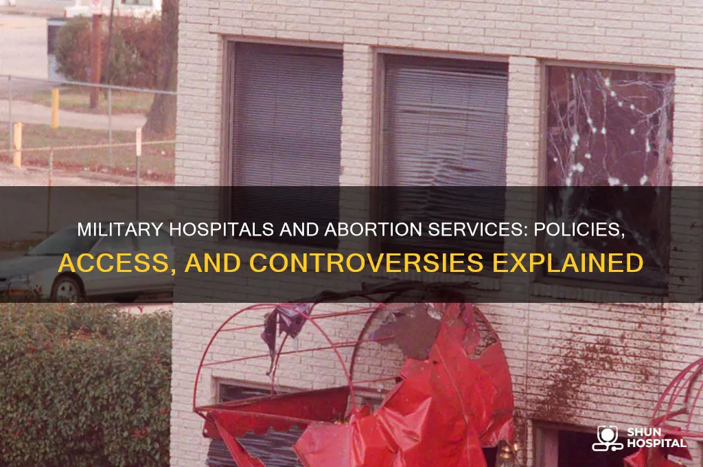 do military hospitals do abortions