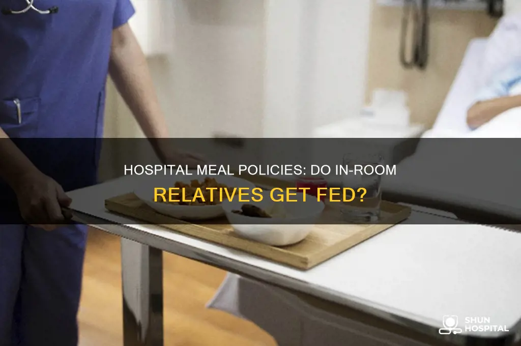 do most hospitals give meals to in room relitives