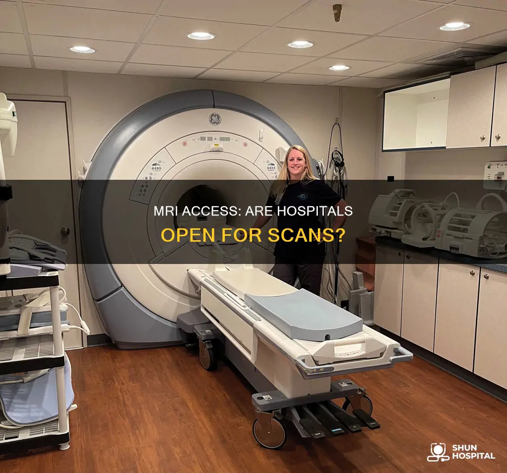 do most hospitals have mri machines open