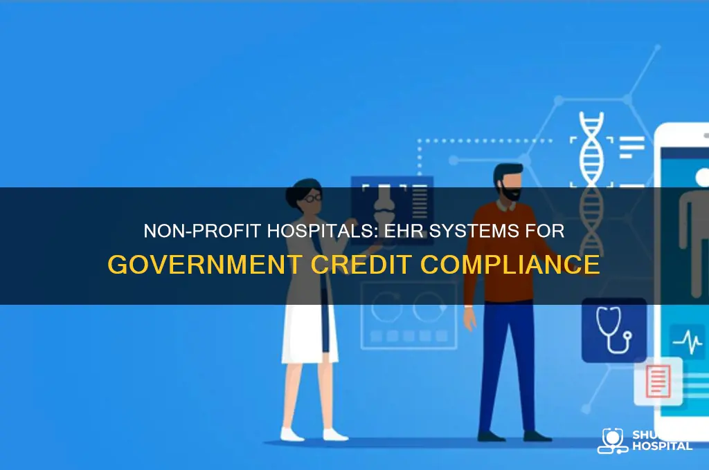 do non profit hospitals need ehr systems for governemnt credit