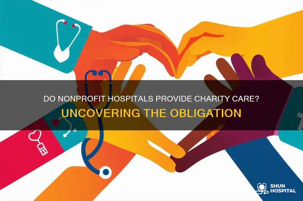 do nonprofit hospitals have to provide to provide charity care