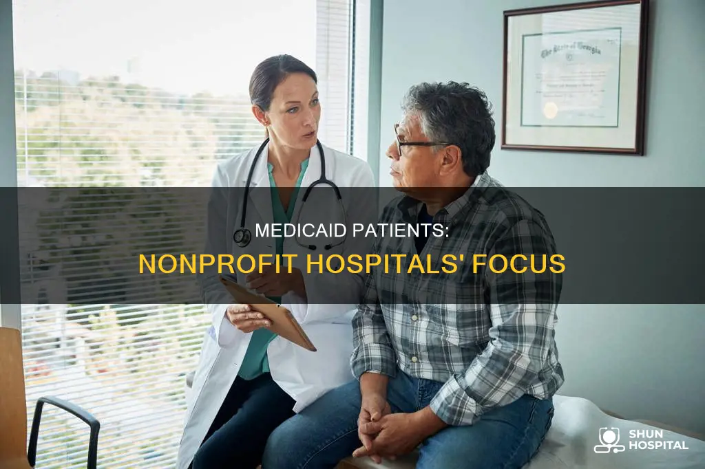do nonprofits hospitals see more medicaid aptienrs