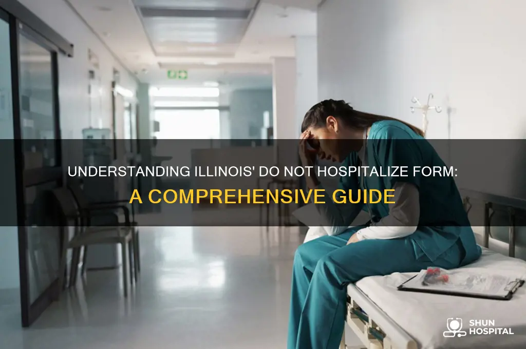 do not hospitalize form illinois