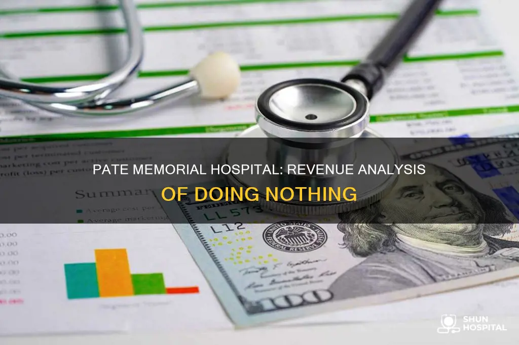 do nothing revenue analysis pate memorial hospital