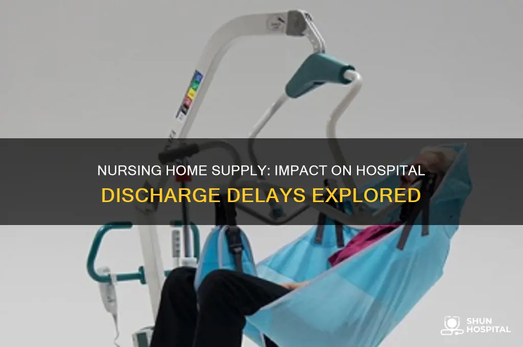 do nursing homes supply affect the delays in hospital discharge
