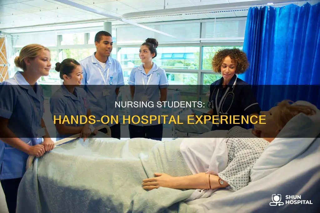 do nusing students practice in the hospital