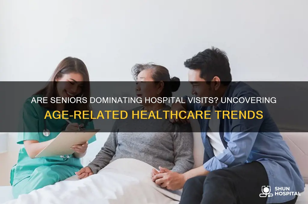 do old people make up teh bulk of hospital visits
