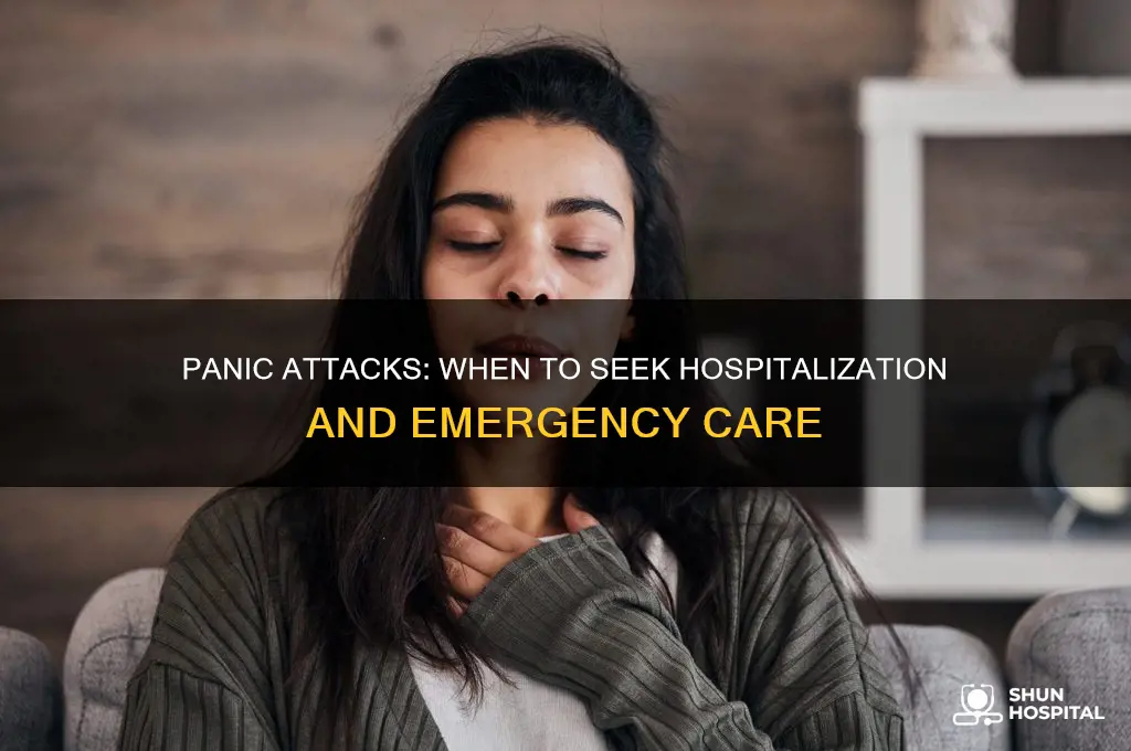 do panic attacks require hospitalization