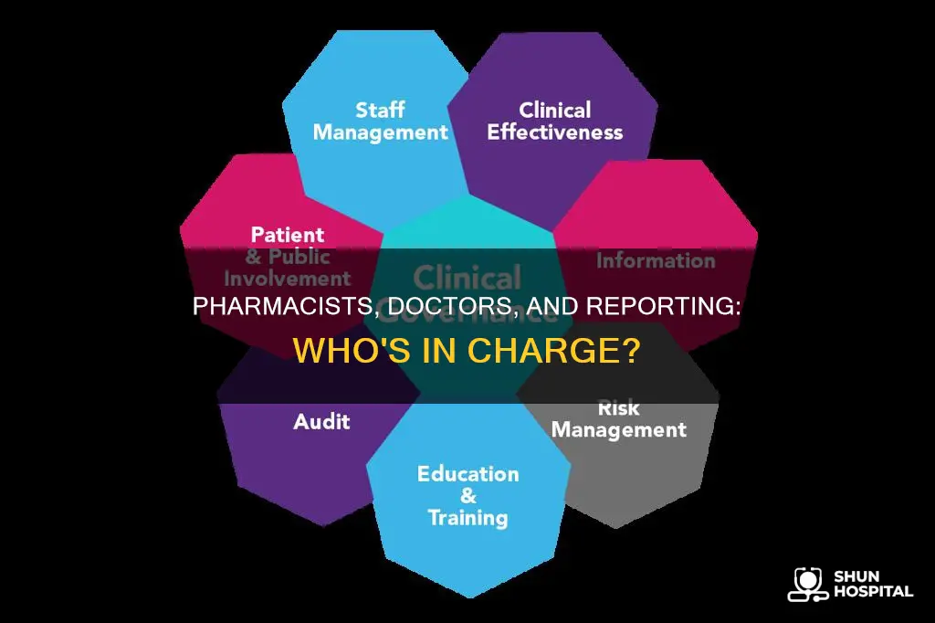 do pharmacist report to doctors in hospitals