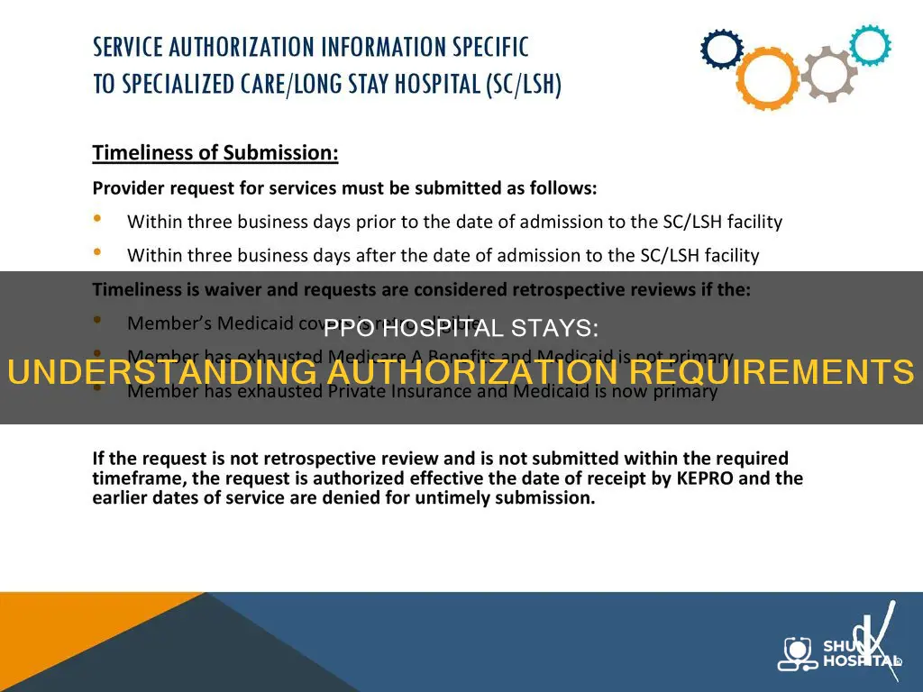 do ppo need auth for hospital stay