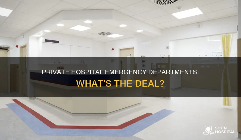 do private hospitals have emergency departments uk