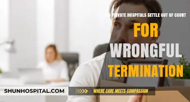 Private Hospitals and Wrongful Termination: Out-of-Court Settlements Explained