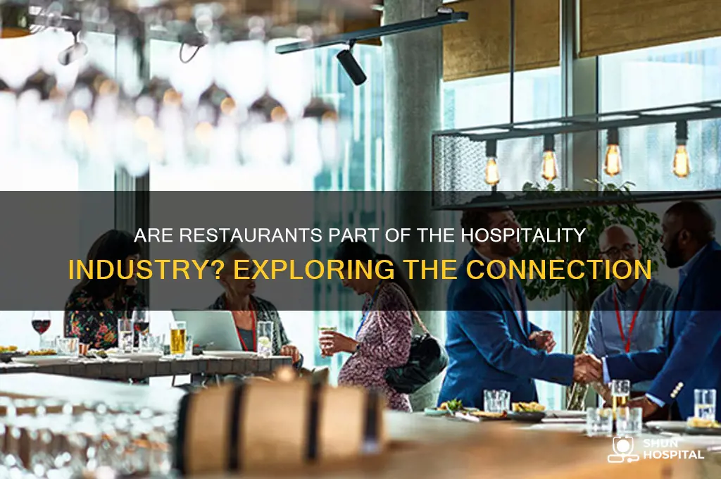 do restaurants fall under hospitality