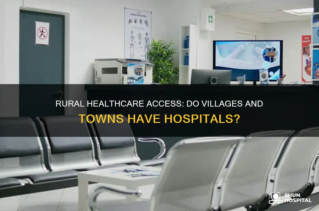 do rural areas have hospitals