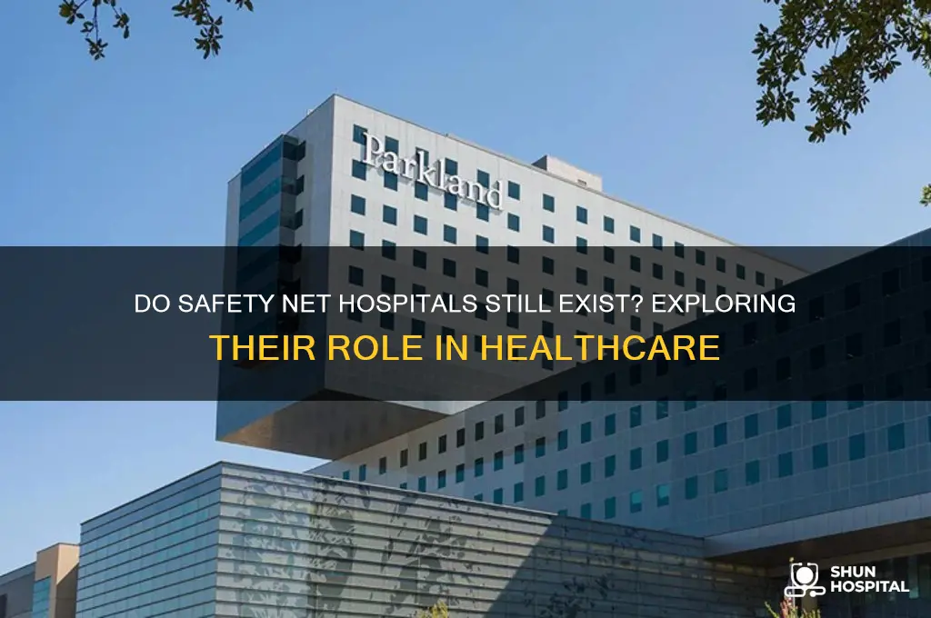 do safety net hospitals exist
