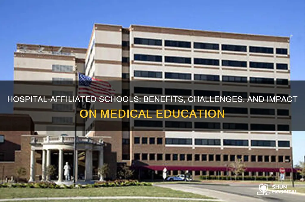 do schools attached with hospitals