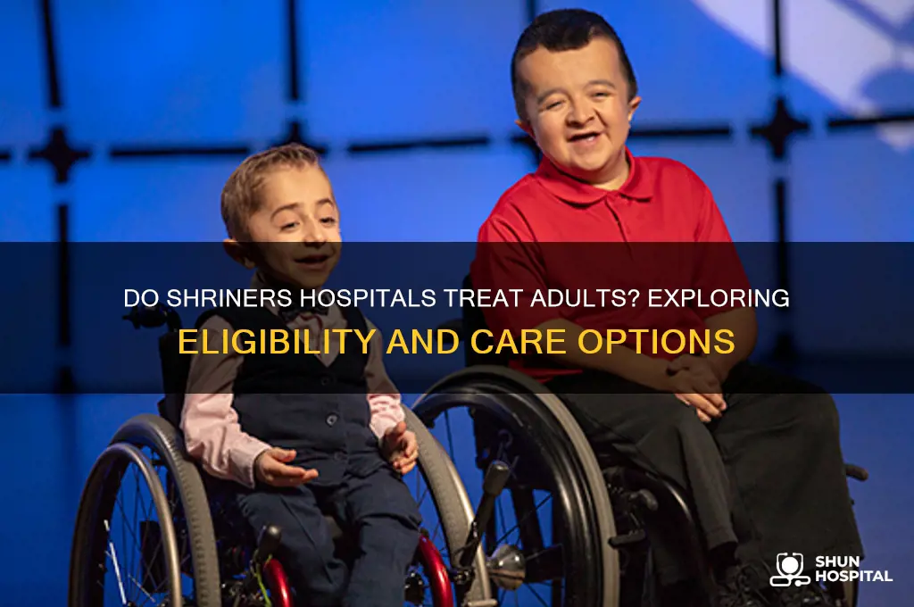 do shriners hospitals treat adults