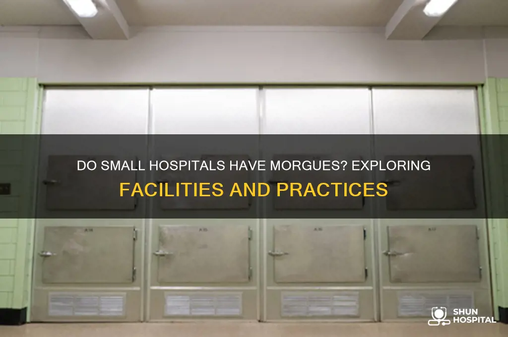 do small hospitals have morgues