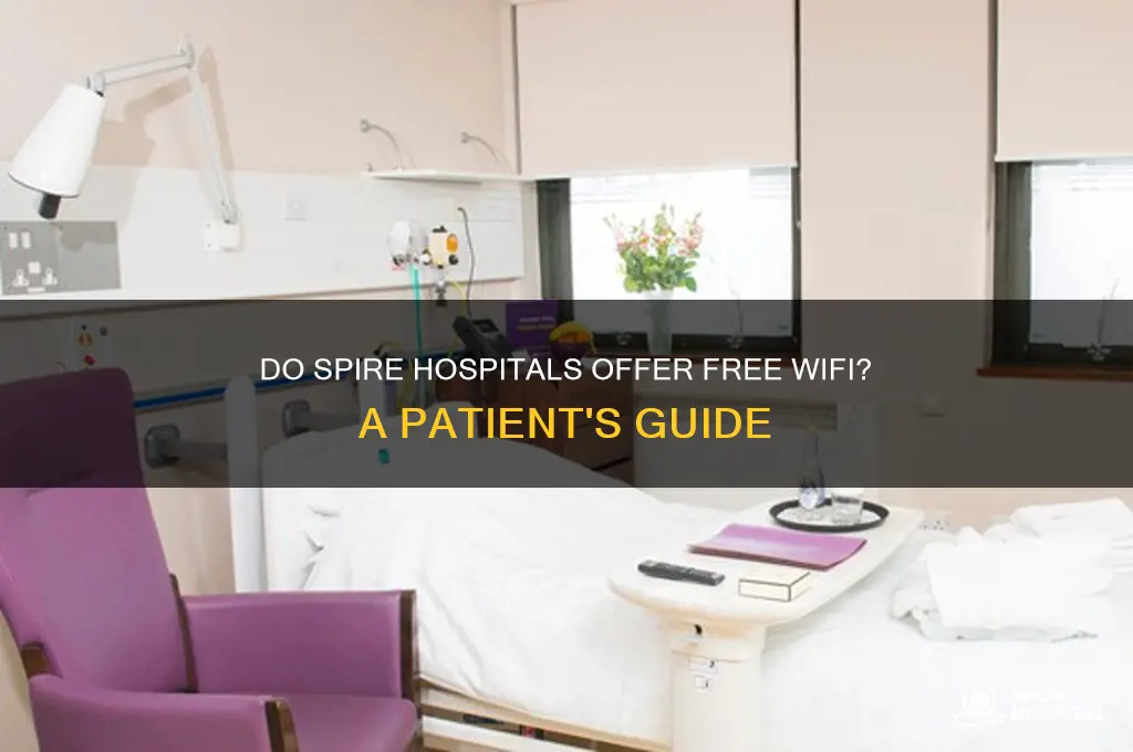 do spire hospitals have wifi