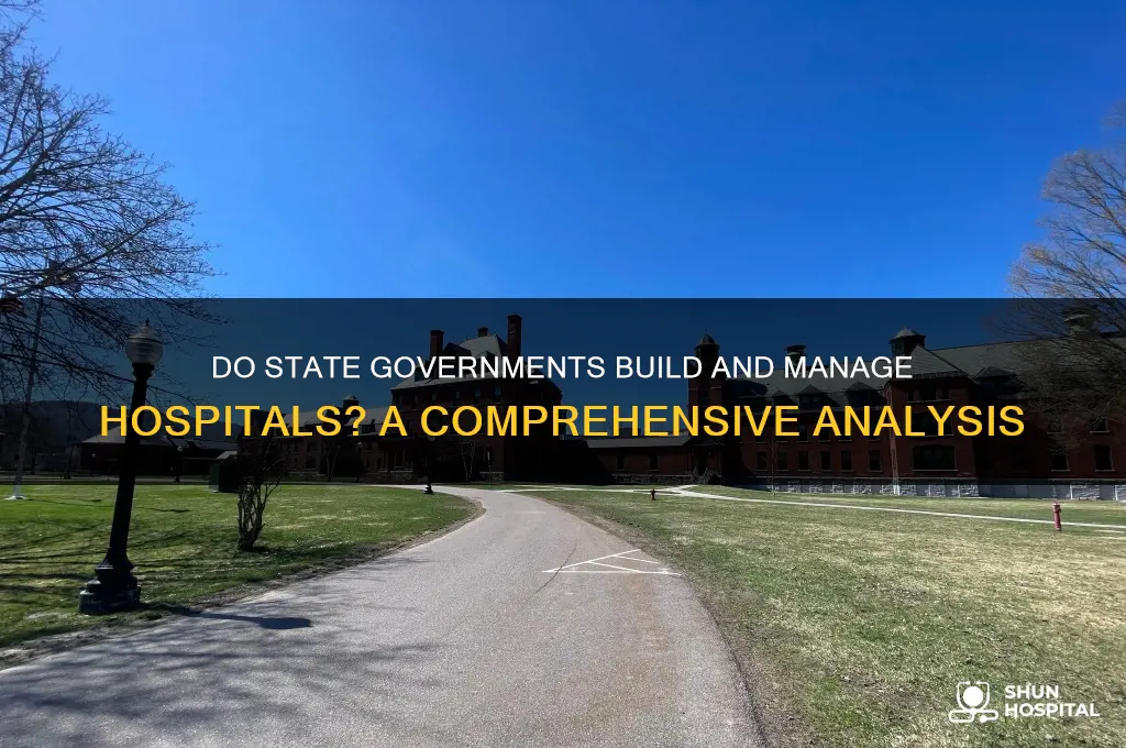 do state government make hospitals