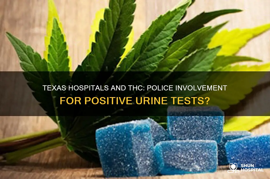 do texas hospitals call the police for thc in urine