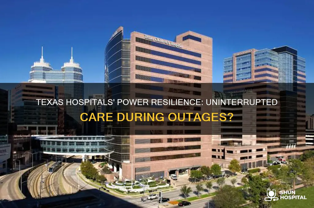 do texas hospitals have power
