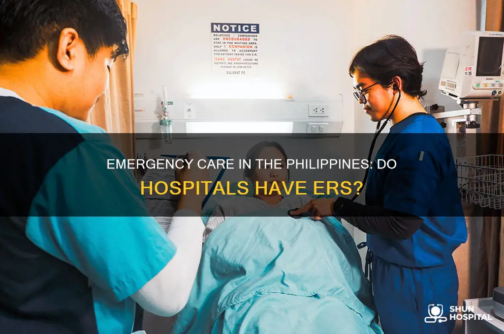 do the philippines have an emergency room in their hospitals