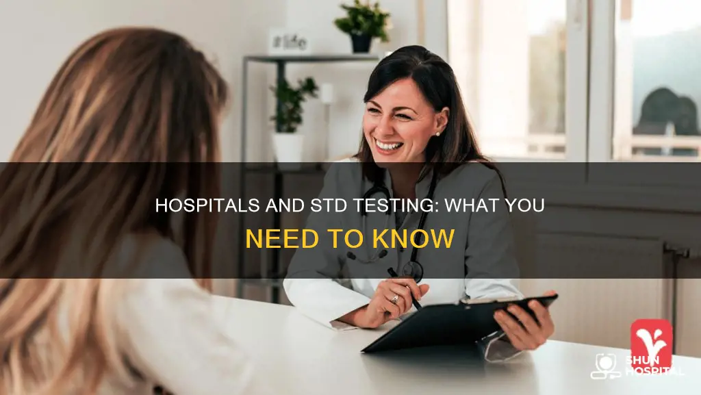 do they do std testing at hospitals