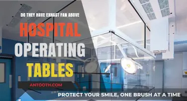 Do Hospital Operating Rooms Have Exhaust Fans Above Surgical Tables?
