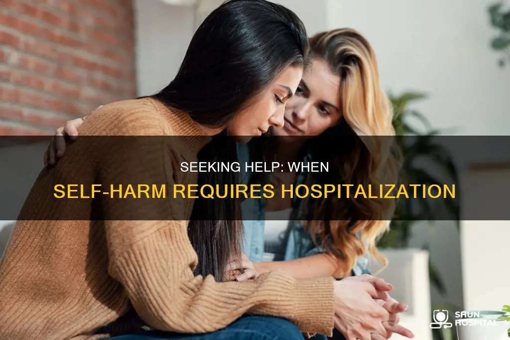 do they hospitalize you for self harm
