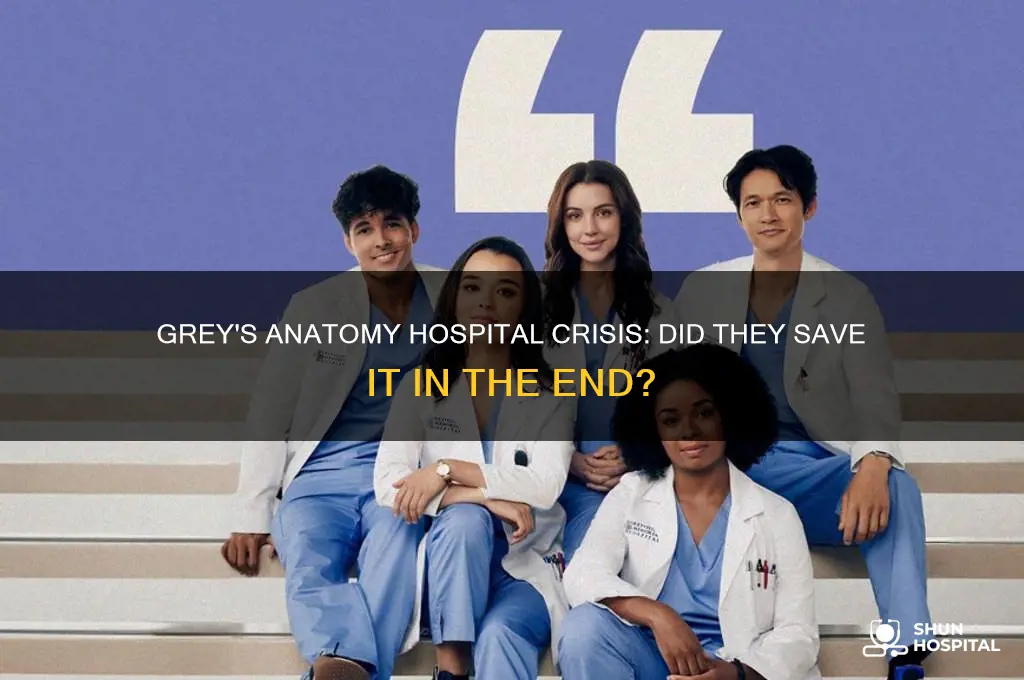 do they save the hospital on grey
