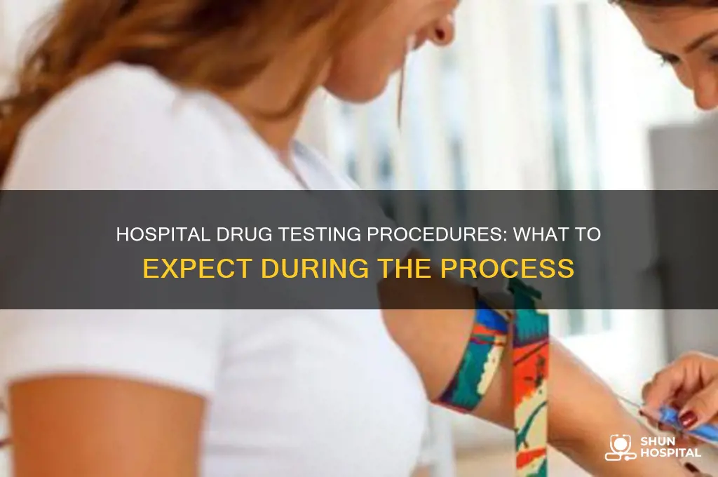 do they strip you for drug test at hospitals