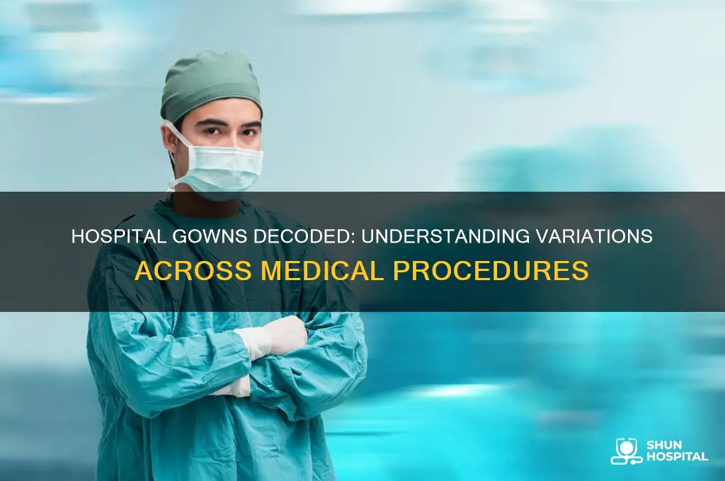 do they us different hospital gowns for different procedures