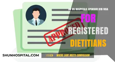 Do US Hospitals Sponsor H1B Visas for Registered Dietitians?