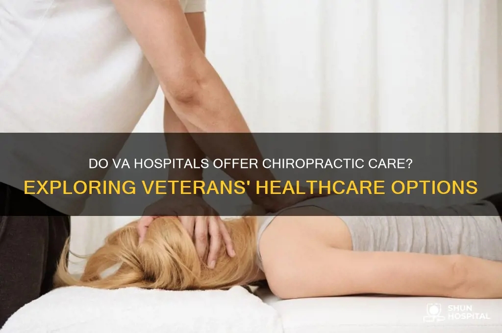 do va hospitals have chiropractors
