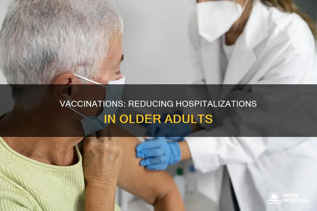 do vaccinations decrease hospitalizations for older adults