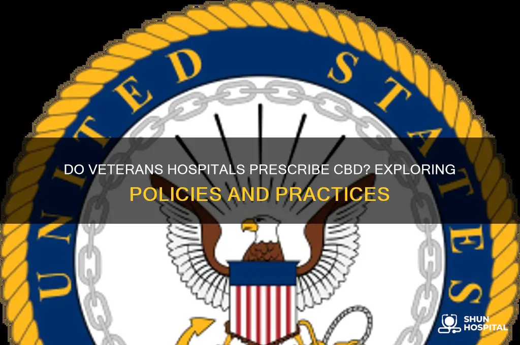 do veterans hospitals prescribe cbd