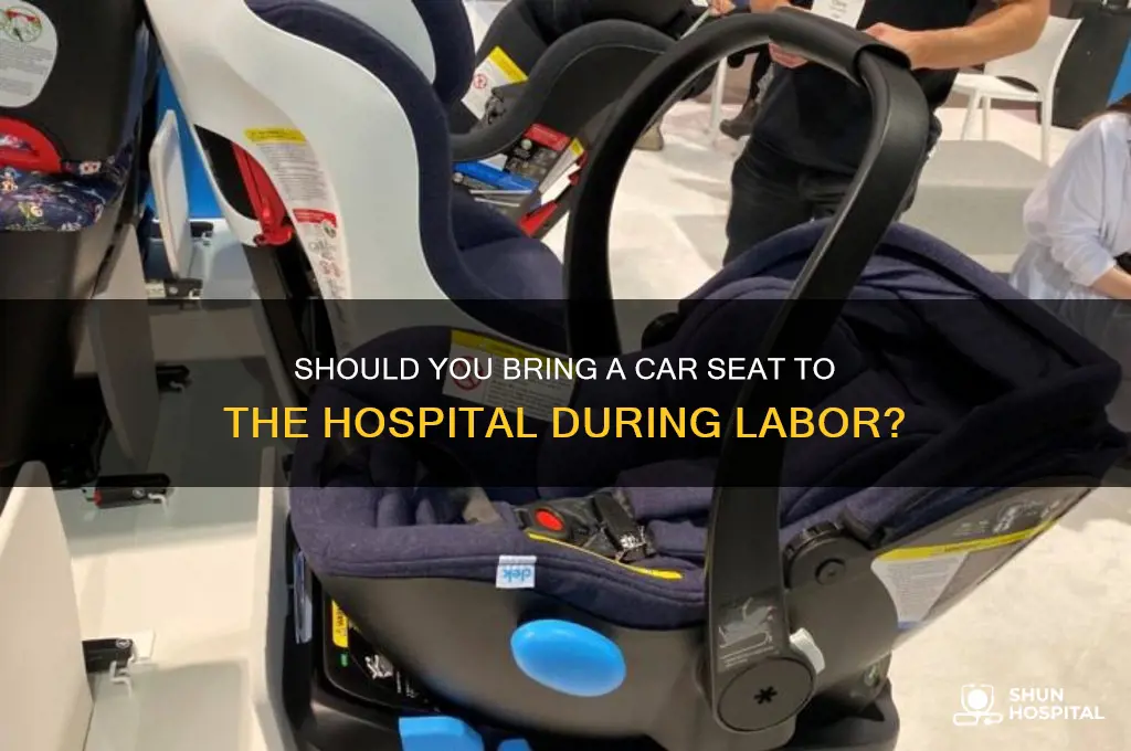 do you bring car seat into hospital when in labor