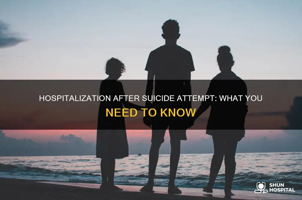 do you have to be hospitalized after a suicide attempt