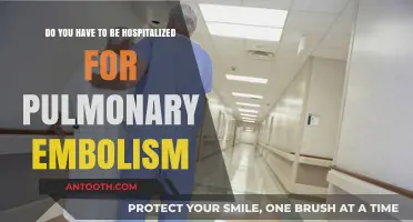 Pulmonary Embolism: Hospitalization Requirements and Treatment Options Explained